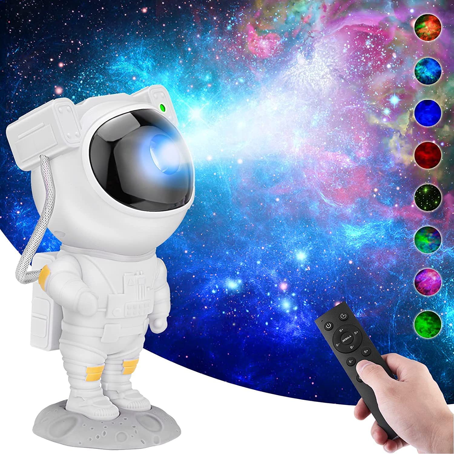 Astronaut Starry Projector Light with Remote Control Spaceman Night Light