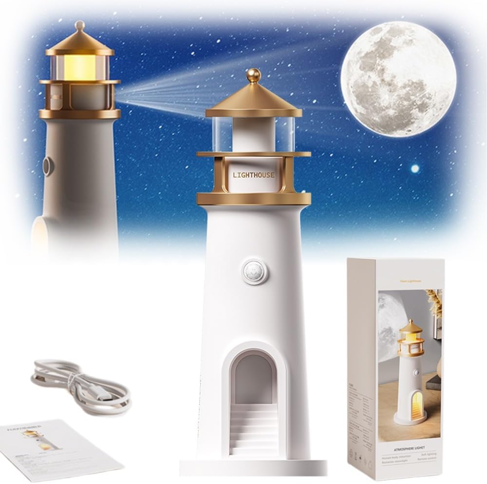LIGHTHOUSE PROJECTOR MOON LAMP