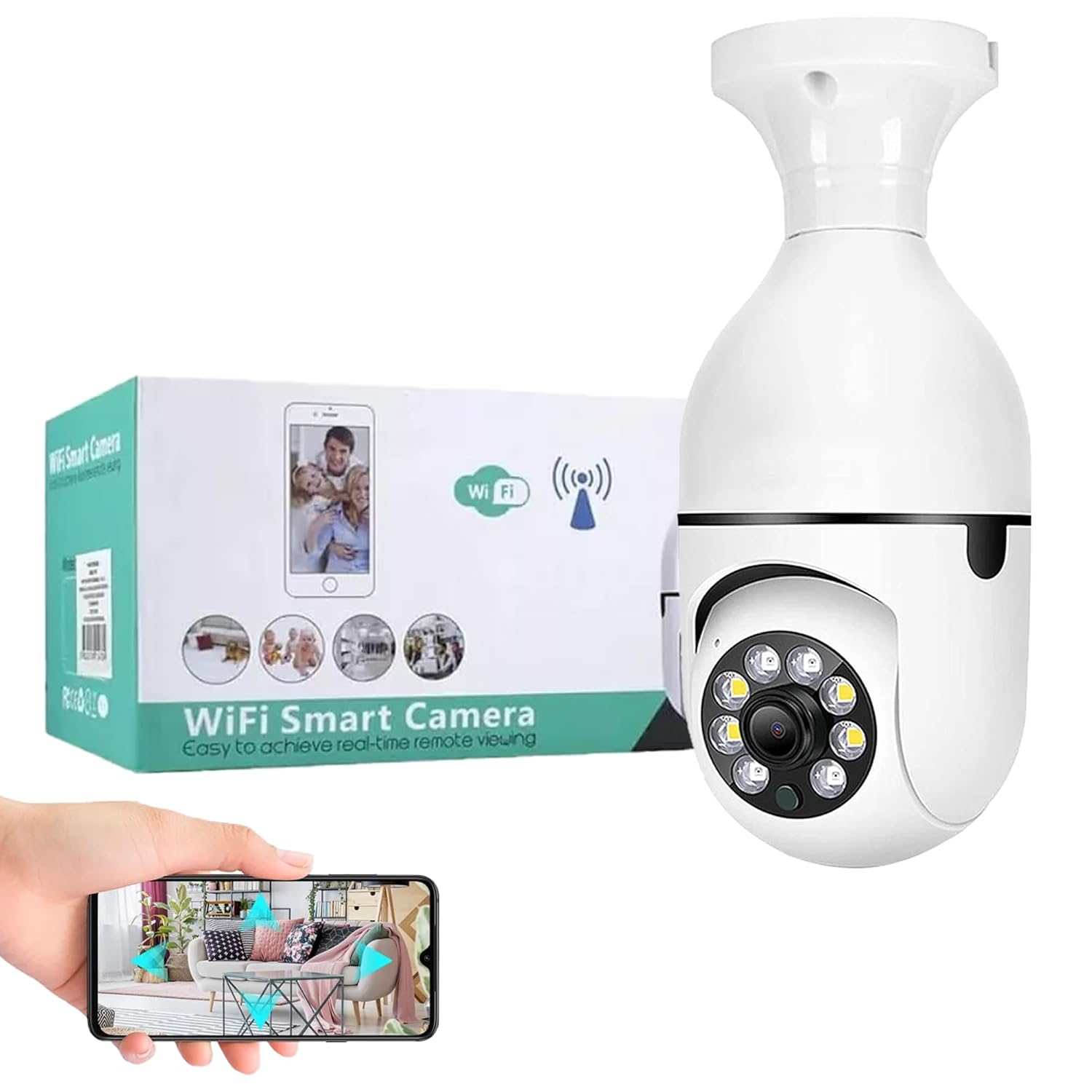 Wi-Fi CCTV Home Security Camera for Outdoor Indoor 2.4GHz 360° Degree